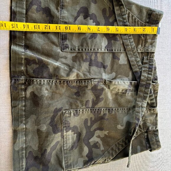 Santuary Camo/Army/Camouflage Denim Skirt with Tieable Belt, Size 29 - Picture 7 of 9